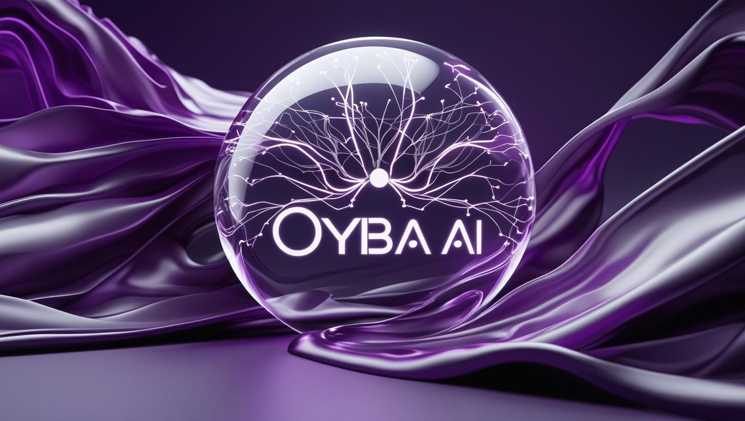 OYBA AI — neonowa kula